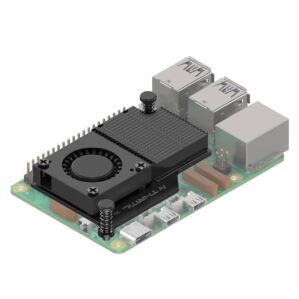 Argon Active Cooler for Raspberry Pi 5 | Large Aluminum Heatsink and Raspberry Pi 5 Fan, 30mm PWM Blower Type Fan | Argon THRML 30mm Raspberry Pi 5 Active Cooler