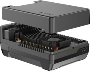 Argon NEO 5 M.2 NVME PCIE Case for Raspberry Pi 5 | Aluminum case with Built-in Fan