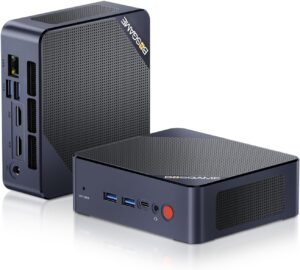 B95 Mini PC Intel 12th Gen N95 (up to 3.4GHz) Mini Desktop Computers 11 Pro 16GB RAM 512GB M.2 SSD, Micro PC Support 4K UHD Dual HDMI & Type-C, Dual WiFi 5, BT 5.0
