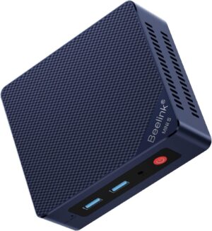 Beelink Mini PC, Mini S12 Intel 12th Gen 4-Core N95(up to 3.4GHz), Mini Computer 16GB DDR4 RAM 500GB SSD, Desktop PC Dual HDMI 4K UHD/Gigabit Ethernet/Dual WiFi5/BT4.2/HTPC/W-11 Pro