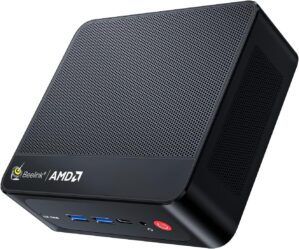 Beelink SER5 Pro Mini PC, AMD Ryzen 7 5850U(up to 4.4GHz) 8C/16T, Mini Computer 32GB DDR4 RAM 1TB NVMe SSD, Mini Desktop Computer 4K@60Hz Triple Display HDMI&DP&USB-C WiFi6/BT5.2/WOL/HTPC/W-11 Pro