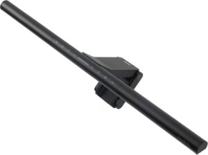 BenQ ScreenBar Pro LED Monitor Light (Black)/Ultrawide Illumination/Motion Sensor/Adjustable Brightness and Color Temperature/Eye-Care Light Bar/No Screen Glare/Space Saving/Curved Monitors/USB-C