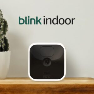 Blink Indoor - wireless, HD security camera with two-year battery life, motion detection, and two-way audio – 3 camera system