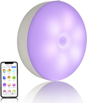 BlissLights BlissEmber - Color Changing LED Plug in Night Light, Motion Sensor, Compatible with Google Home and Alexa (1-Pack)