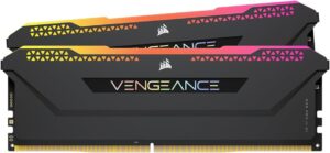 CORSAIR Vengeance RGB PRO SL DDR4 RAM Light Enhancement Kit (No Physical Memory) – Black