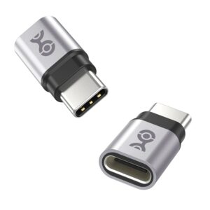Cable Matters 2-Pack USB C Extender Adapter, Up to [4K@240Hz Video, 240W Charging, 40Gbps Data Transfer], USB-C Female to USB-C Male/USBC to USBC Adapter, USB Type C Extender