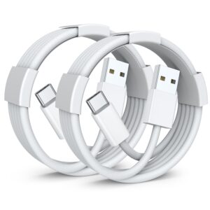 Car Carplay Cable for iPhone 15/16 Pro Max/Plus Cable, 3.3FT 2Pack USB A to USB C Charging Cord Compatible Apple iPhone,iPad USB C Cable iPad Pro 13/12.9/11 inch iPad Air 5/4th Mini 6th Gen Charger