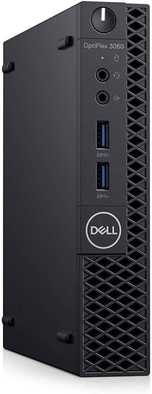 Dell OptiPlex 3060 Tiny Computer Micro Tower PC, Intel Core i5-8500T Processor, 16GB DDR4 Ram, 512GB NVMe SSD, Display Port, HDMI, Wi-Fi, Wireless Keyboard & Mouse, Windows 10 Pro (Renewed)