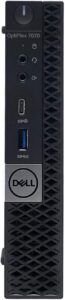 Dell Optiplex 7070 MFF Micro Form Factor Desktop 9th Gen Intel Core i7-9700T 8-Cores Processor, 16GB DDR4 RAM, 512GB SSD, Intel UHD Graphics 630, Windows 10 Pro (Renewed)