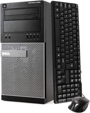 Dell Optiplex 9020 Business Tower Computer 4th Gen Desktop PC (Intel Core i5-4570, 8GB Ram, 500GB HDD, WiFi, VGA, Display Port) Win 10 Pro (Renewed)