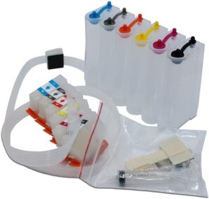 Empty Ciss Ink Supply System Compatible with Epson Epxression Photo XP-15000 XP-15080 XP-15010 Printer No Chip