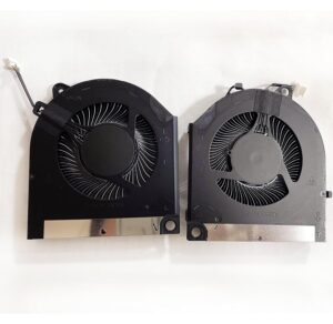 Fleshy Leaf Replacement CPU+GPU Cooling Fan for Dell G15 5530 2023th DC12V EG75071S1-C280-S9A EG75071S1-C290-S9A