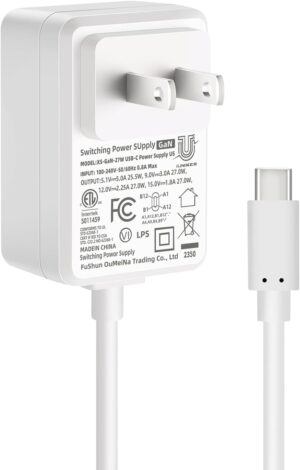 [GaN PD 27W] iUniker Power Supply for Raspberry Pi 5, 5.1V 5A 27W PD Power Supply USB-C Power Supply for Raspberry Pi for Raspberry Pi 5(ETL Listed)