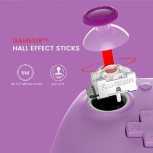 GameSir G7 SE Wired Controller for Xbox Series X|S, Xbox One & Windows 10/11, Plug and Play Gaming Gamepad with Hall Effect Joysticks/Hall Trigger, 3.5mm Audio Jack (Purple)