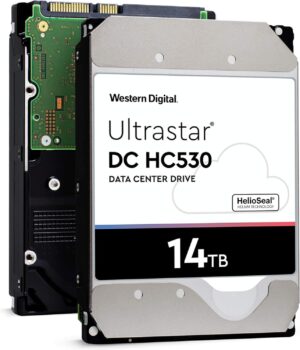 HGST WD Ultrastar DC HC530 14TB SATA 6Gb/s 3.5-Inch Data Center HDD - WUH721414ALE604 0F31152 (Renewed)