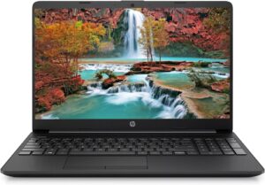 HP 15 Laptop, 15.6" HD Screen, Intel Pentium N5030 Processor, 16GB DDR4 RAM, 1TB SSD, HDMI, Media Card Reader, RJ45, Wi-Fi, Windows 11 Home, Black