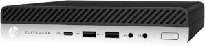 HP EliteDesk 705 G4 Mini Desktop Computer: AMD Quad-Core Ryzen 5 Pro 2400GE upto 3.8GHz, 8GB DDR4 RAM, 256GB SSD, Windows 10 Pro (Renewed)