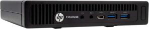 HP EliteDesk 800 G2 Desktop Mini Business PC, Intel Quad-Core i5-6500T up to 3.1G,16G DDR4,240G SSD,VGA,DP,Win 10 Pro 64 bit-Multi-Language Support English/Spanish (Renewed)