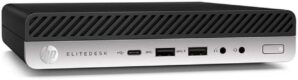 HP EliteDesk 800 G5 Mini - 9th Gen Intel Core i7-9700T 8-Core, 16GB DDR4 Memory, 512GB NVMe SSD, WiFi-6, Bluetooth 5.0, Intel UHD Graphics 630, Windows 10 Pro … (Renewed)