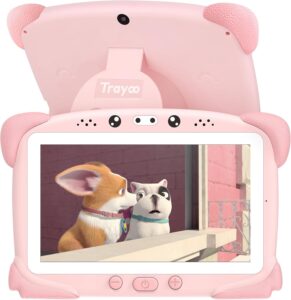 Kids Tablet 7 Toddler Tablet for Kids, Children Learning Tablet for Toddlers, Kids Android Tablet with WiFi Touch Screen, Parental Control, Kids Learning Apps,Tablet for Toddlers Ages 3 to 14 (Pink)