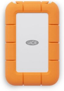 LaCie Rugged Mini SSD 1TB Solid State Drive – USB 3.2 Gen 2×2, speeds up to 2000MB/s, Compatible with PC, Mac, and iPad (STMF1000400)
