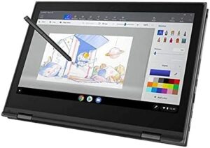 Lenovo 500e Chromebook 2nd Gen 81MC001EUS 11.6" Touchscreen 2 in 1 Chromebook - HD - 1366 x 768 - Intel Celeron N4120 Quad-core (4 Core) 1.10 GHz - 4 GB RAM - 32 GB Flash Memory - Black (Renewed)