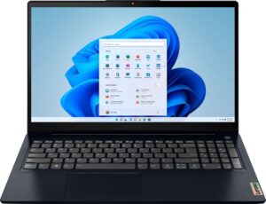 Lenovo Ideapad 3i 15.6″ FHD Touch Laptop, Intel Core i5-1155G7, 8GB DDR4 RAM, 512GB SSD, Webcam, Wi-Fi 5, Bluetooth, Windows 11, Abyss Blue, W/GaLiMu