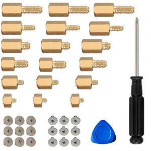 M.2 SSD Screw M.2 SSD Standoff and Screw NVMe M.2 SSD Screw Kit for Asus Gigabyte ASRock MSI & PlayStation 5 Motherboards,Mounting Screws for PCle NVMe M.2 SSD