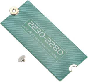 MECCANIXITY M2+ M.2 NGFF/NVME Length Extend Adapter 2230-2280 Only SSD Extension Bracket Card Plate PCB Board for PC Computer Case