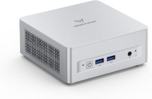 MINISFORUM UM870 Slim Mini PC AMD Ryzen 7 8745H 8C/16T Desktop Computer 32GB RAM 1TB SSD, HDMI/DP/USB4 8K@60Hz Output, 1X 2.5G RJ45 Port, 4X USB Port, Dual Band WiFi, AMD Radeon 780M Graphics