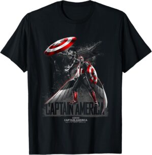 Marvel Captain America: Brave New World Sam Wilson Showcase T-Shirt