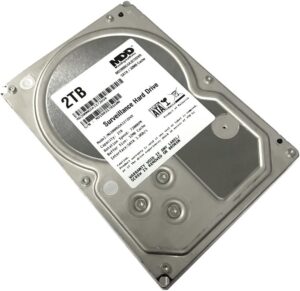 MaxDigitalData 2TB 32MB Cache 7200PM SATA 3.0Gb/s 3.5inch Internal Surveillance CCTV DVR Hard Drive (MD2000GSA3272DVR) (Renewed)