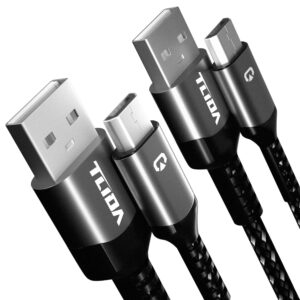 Micro USB Cable, 3.3ft/1M 480M/S Fast Charging Micro USB Charger Braided Cord USB to Micro USB Cable Long Android Charger Cable Data Cable for GalaxyS7S6J7 Edge Note 5 MP3