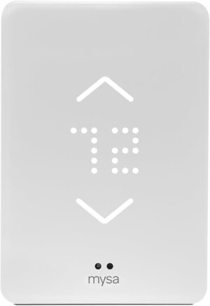 Mysa Smart Thermostat for Electric Baseboard Heaters 240V | Remote Control with 100% Free APP | Easy Install | HomeKit, Alexa, Google Home | Wi-Fi Programmable | Temp. & Humidity Alerts