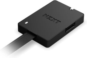 NZXT Control Hub – Digital RGB Lighting and PWM Fan Speed Controller – Control Up to 5 x PWM Fans or 4 x NZXT Single-Frame Fans – Powered by NZXT CAM Software