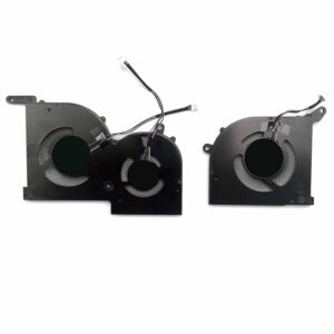 New CPU+GPU Cooling Fan Replacement for MSI GS66 Stealth 10SD 10SE 10SF 10SFS 10SGS,10UE 10UG 10UH P/N: MS-16V1 MS-16V3 BS5005HS-U4Q BS5005HS-U4J 16V1-G-CW 16V1-G-CCW