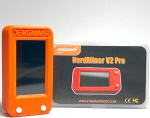 New NerdMiner V2 78KH/s T-Display S3 Bitcoin Solo Lottery Miner Win 6.25 BTC with Low Power Consumption - WiFi Connection, and USB-C Power (78 KH/s)