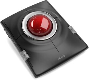 Nulea Wireless Trackball Mouse, Ergonomic 55mm Trackball, Adjustable DPI for Precise Control, Left or Right Hand Compatible, Rechargeable, Multi-Device Bluetooth & 2.4GHz for PC, Laptop, Mac, Windows.