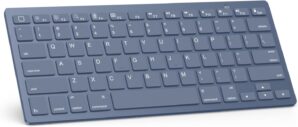 OMOTON Bluetooth Keyboard for iPad 10th Generation, iPad 10.2 (9th/8th/7th), iPad Pro 13/12.9/11 inch, iPad Air 13/11 inch, iPad Air 5th/4th Gen, iPad Mini and More Bluetooth Enabled Devices, Blue