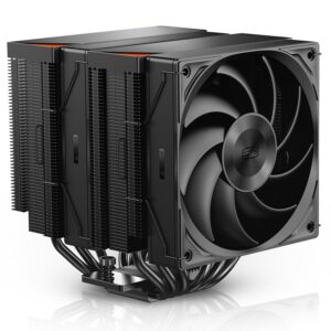 PCCOOLER RZ620 CPU Cooler TDP 265W CPU Air Cooler Dual Tower CPU Fan 6 HeatPipe CPU Cooling System with Three Modes PWM Silent Fans, Easy Install Air Cooler for Intel LGA 115X/1200/1700,AMD AM4/AM5,BK