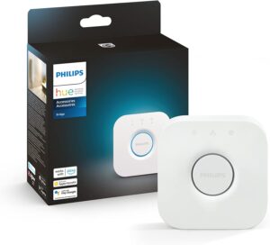 Philips Hue Bridge – Unlock the Full Potential of Hue – Multi-Room and Out-of-Home Control – Create Automations and Zones – Secure, Stable Connection Won’t Strain Your Wi-Fi – Works with Voice, Matter