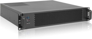 RackChoice MicroATX/Mini-ITX 2U Rackmount Server Chassis max 7×3.5 Bay / USB3.0 with 2.0 Adapter Support ATX PSU Either top or Side Cooling Depth 15.7″