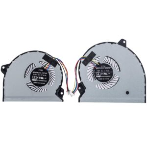 Replacement CPU + GPU Cooling Fan for ASUS ROG Strix GL702VMK GL702VML GL702VM GL702VS GL702VSK Series DFS2000054Q0T FJ9U DFS551205ML0T FJ9T