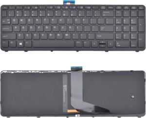 Replacement Keyboard Compatible with HP ZBOOK 15 G1 ZBOOK 15 G2 ZBOOK 17 G1 ZBOOK 17 G2 Series (with Backlight,No Pointer)