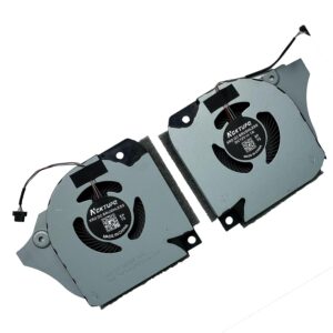 Replacement New CPU +GPU Cooling Fan for Dell G5-5590 G7-7590 G7-7790 G5 5590 G7 7590 7790 P82F Series 006KT2+0C04TH DFSCK221151811 FL1J DFSCK221051821 FM0C 12V 1A Fan