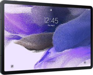 Samsung Galaxy Tab S7 FE 2021 Android Tablet 12.4” Screen WiFi 64GB S Pen Included Long-Lasting Battery Powerful Performance, Mystic Black (Renewed)