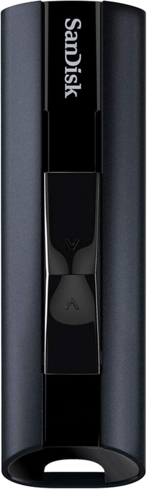 SanDisk 128GB Extreme PRO USB 3.2 Solid State Flash Drive - Up to 420MB/s, Durable Aluminum Metal Casting - SDCZ880-128G-GAM46, Black