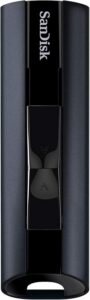 SanDisk 128GB Extreme PRO USB 3.2 Solid State Flash Drive – Up to 420MB/s, Durable Aluminum Metal Casting – SDCZ880-128G-GAM46, Black