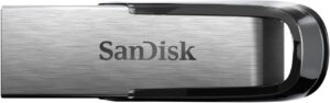 SanDisk 128GB Ultra Flair USB 3.0 Flash Drive – SDCZ73-128G-G46, black