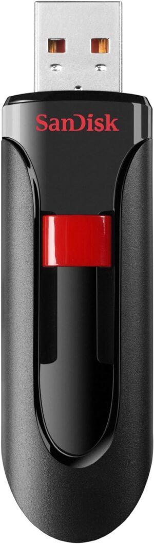 SanDisk 64GB Cruzer Glide USB 2.0 Flash Drive - SDCZ60-064G-B35, Black